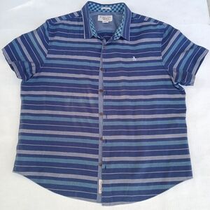 Penguins by Munsingwear Men's Short Sleeve Button Down Shirt. Size XXL